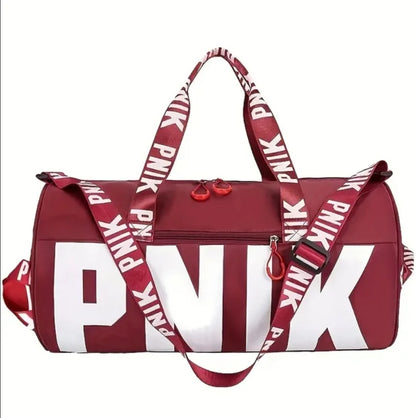 Pink travel bag