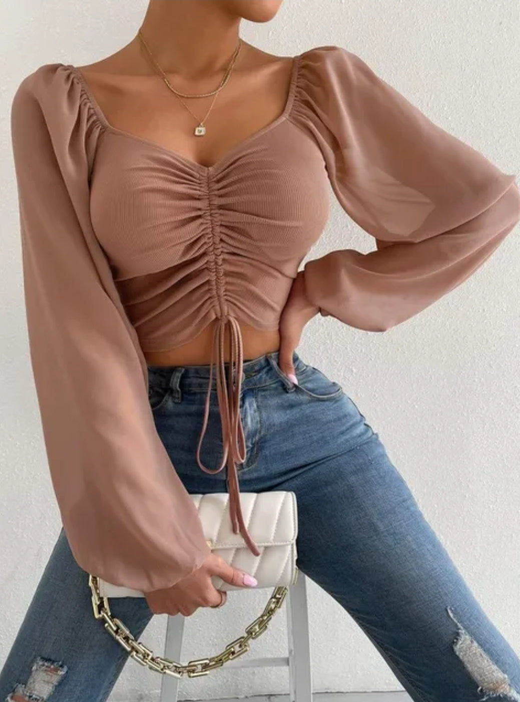 Puff sleave blouse