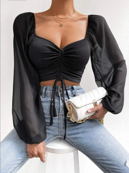 Puff sleave blouse