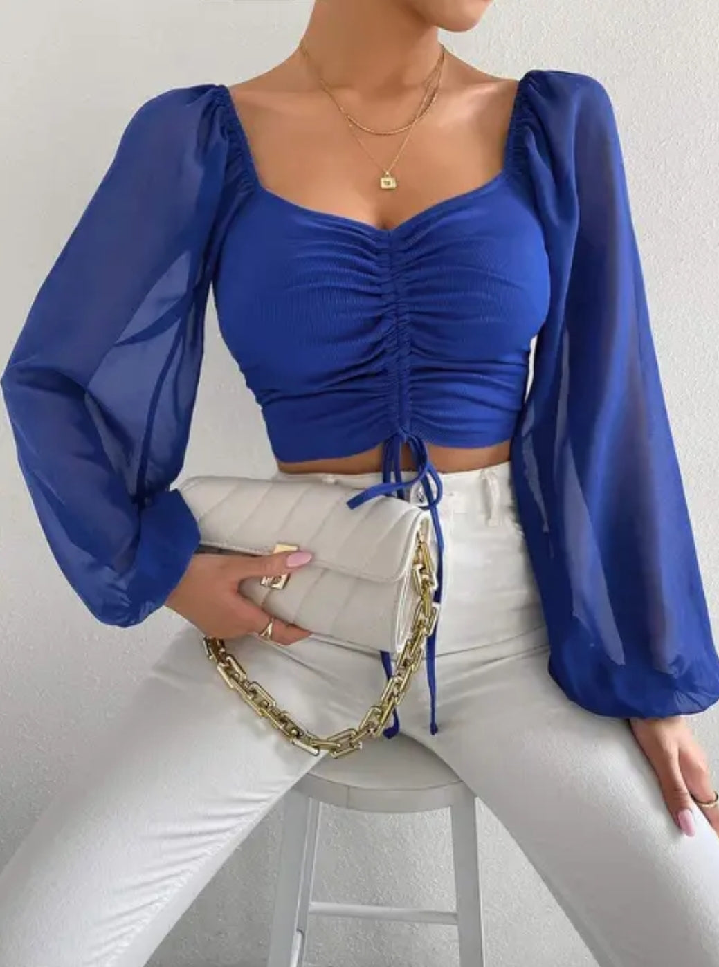 Puff sleave blouse