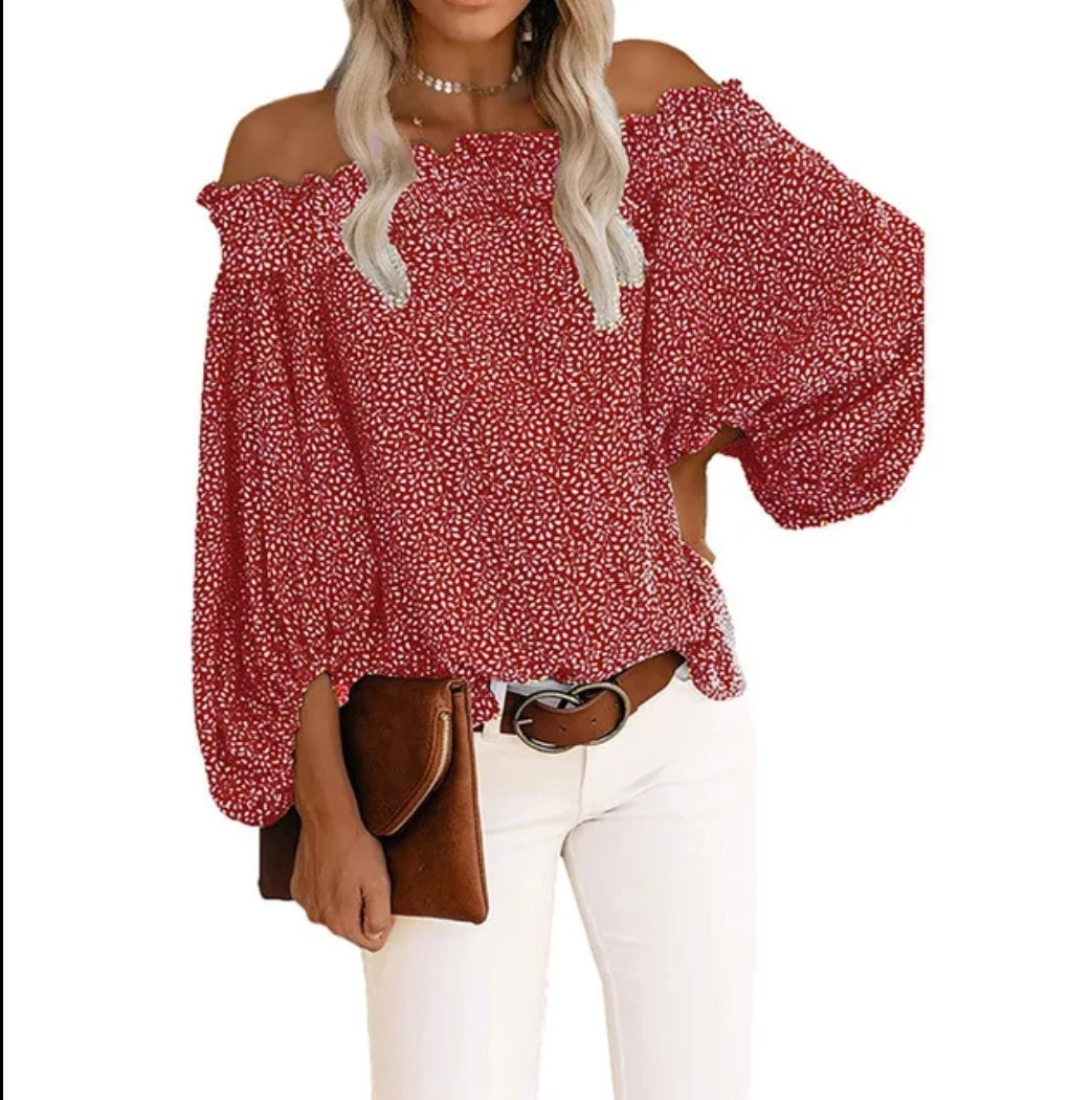 Off shoulder blouse