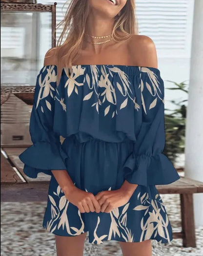 Off shoulder summer dress