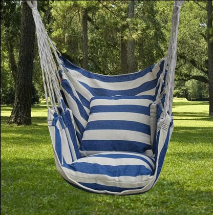 Canvas hanging chair