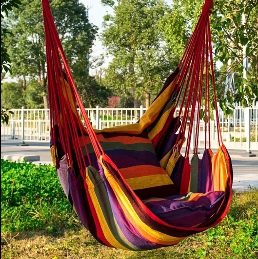 Canvas hanging chair