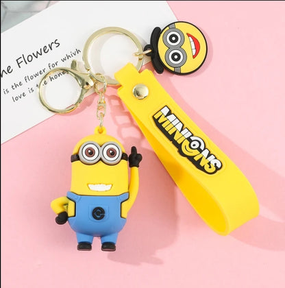 Yellow men keyring