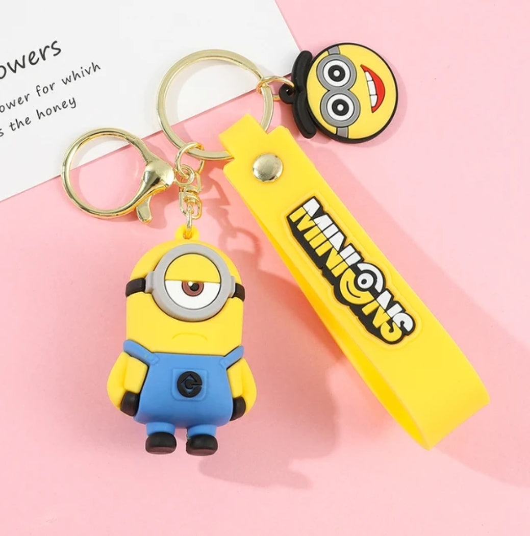 Yellow men keyring