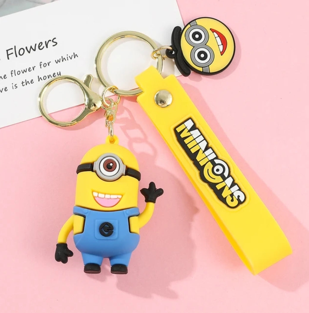 Yellow men keyring