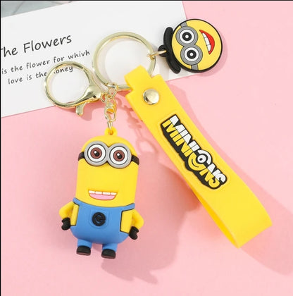 Yellow men keyring