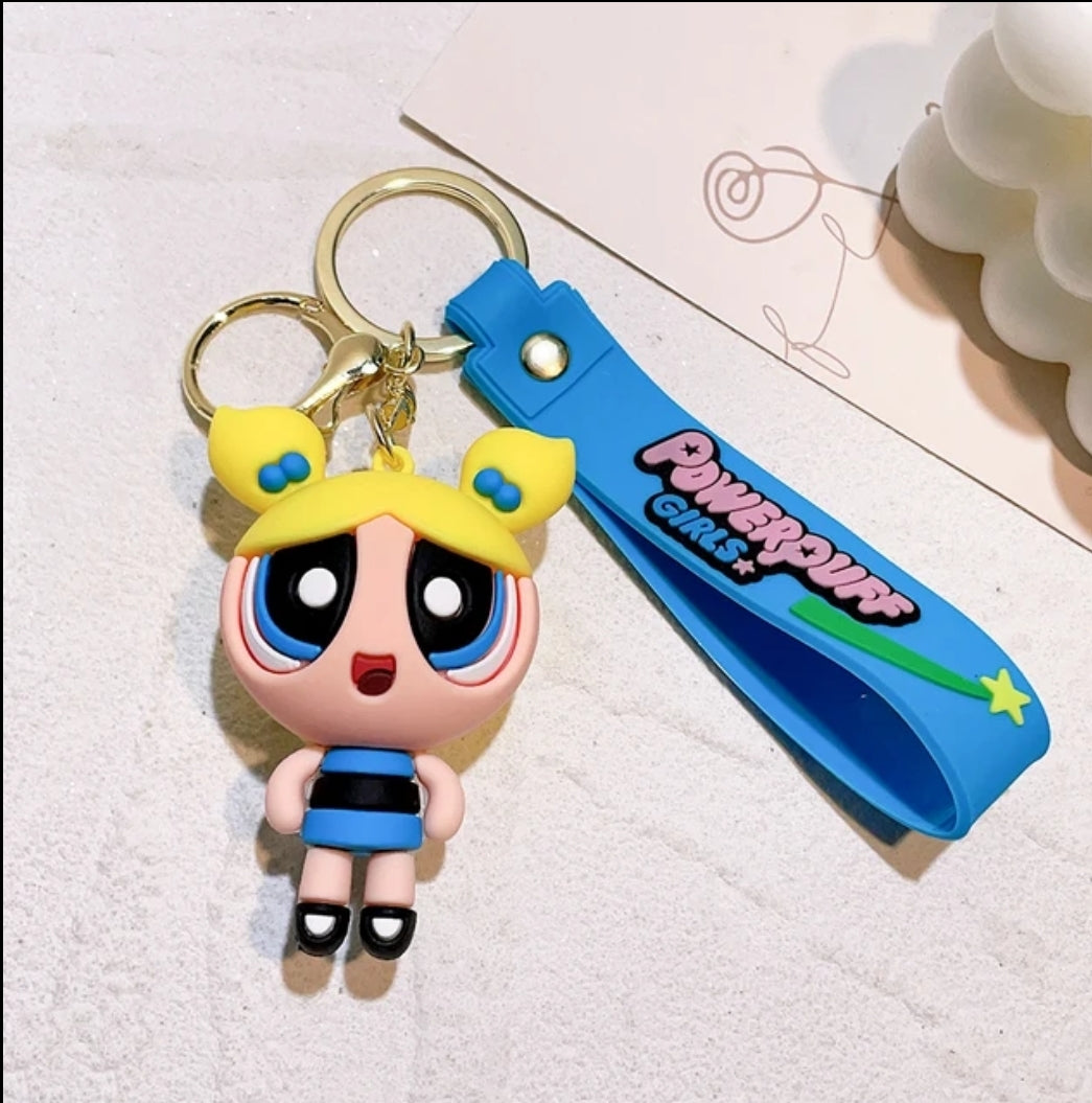 Powerpuff girls keyring