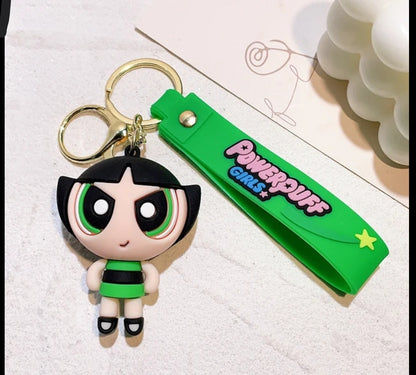 Powerpuff girls keyring