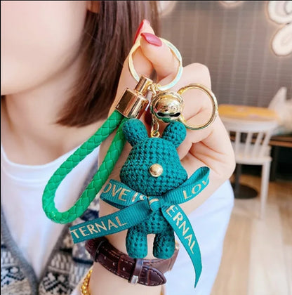 Bow-bell animal keyring