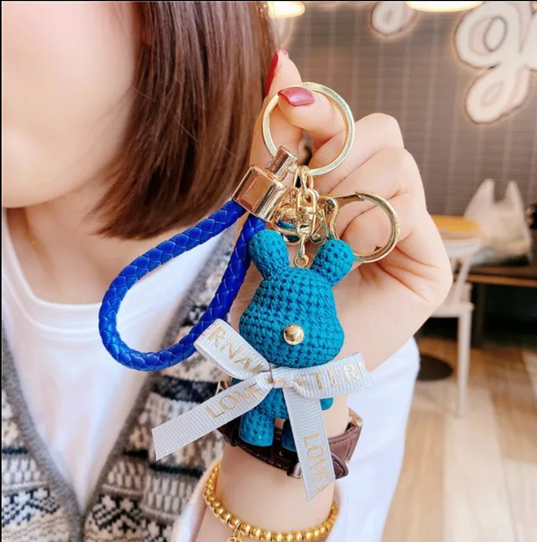 Bow-bell animal keyring