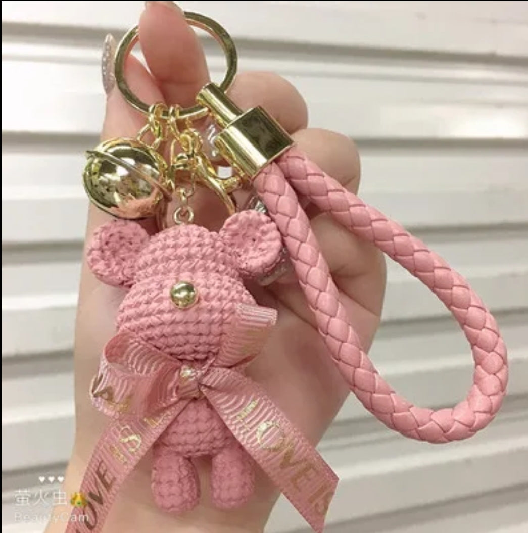 Bow-bell animal keyring