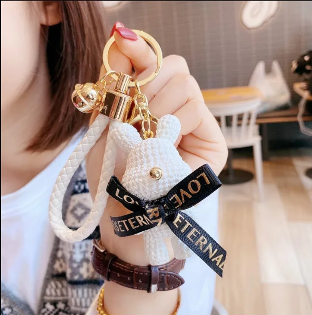 Bow-bell animal keyring