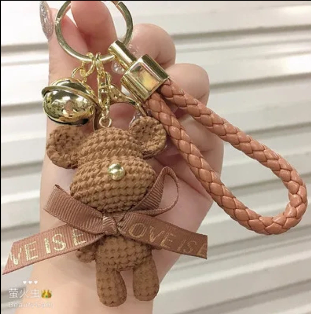 Bow-bell animal keyring