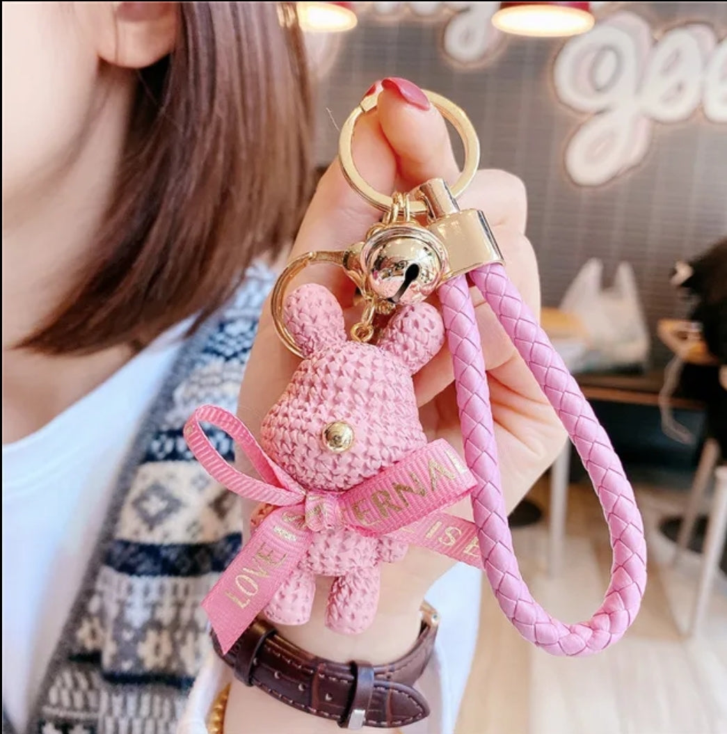 Bow-bell animal keyring