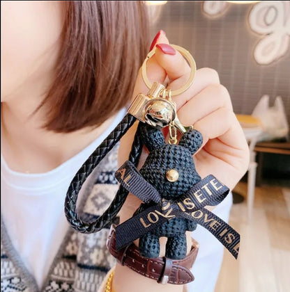 Bow-bell animal keyring