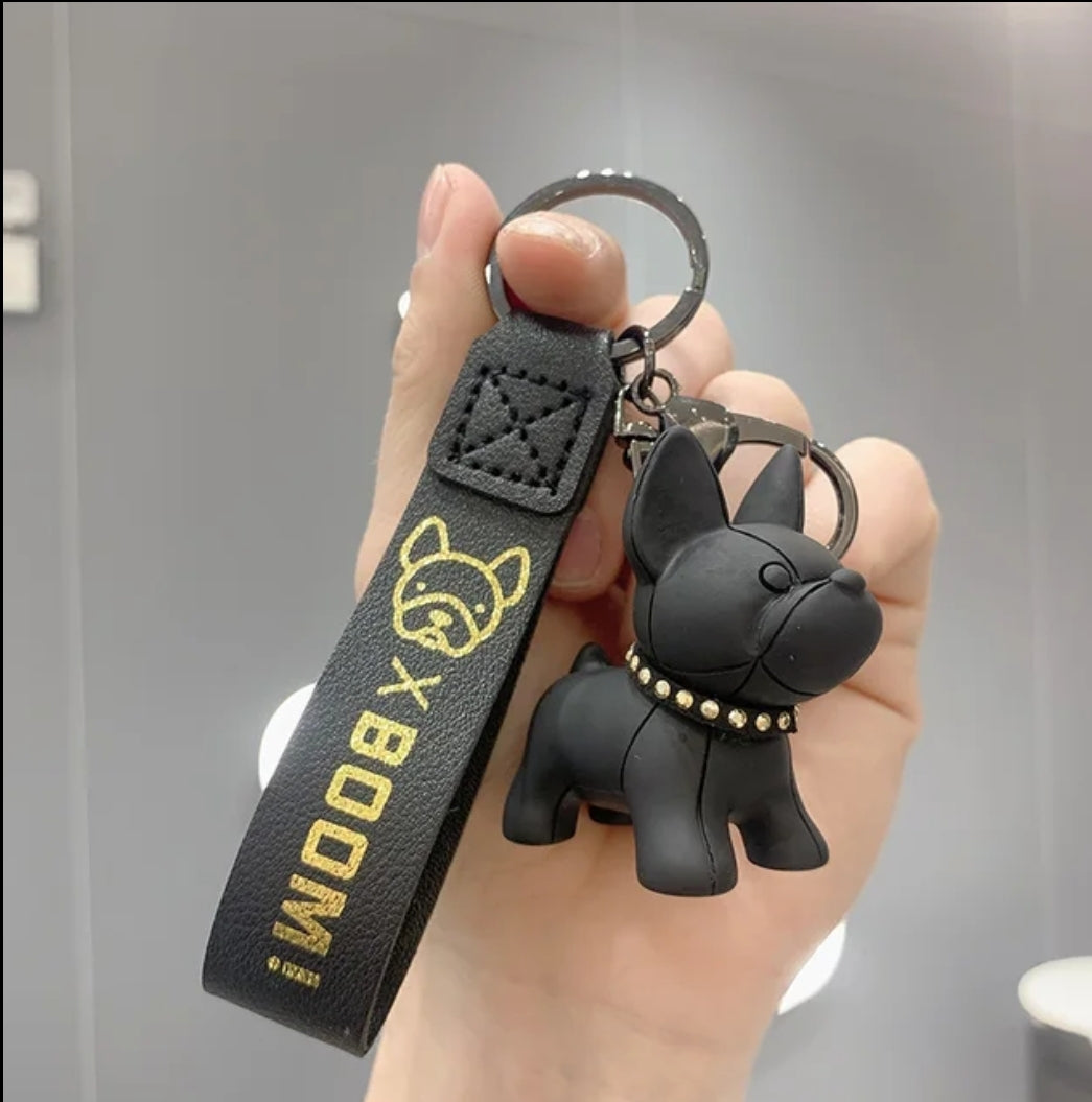 French bulldog keyring