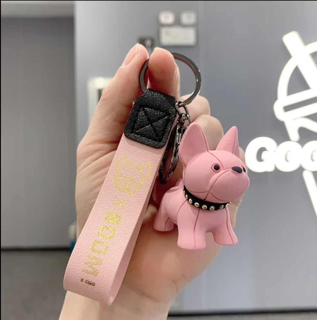 French bulldog keyring