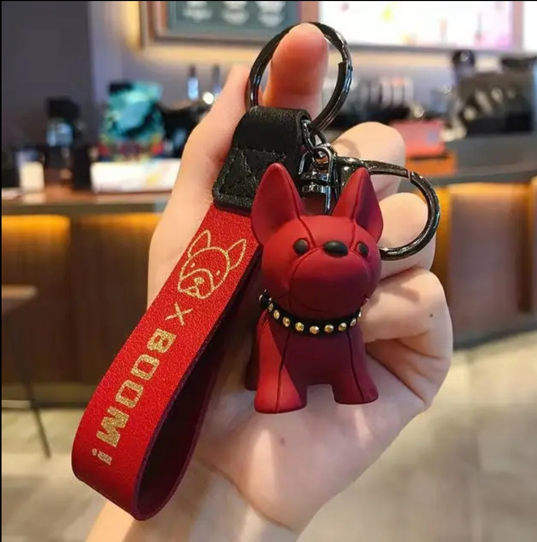 French bulldog keyring