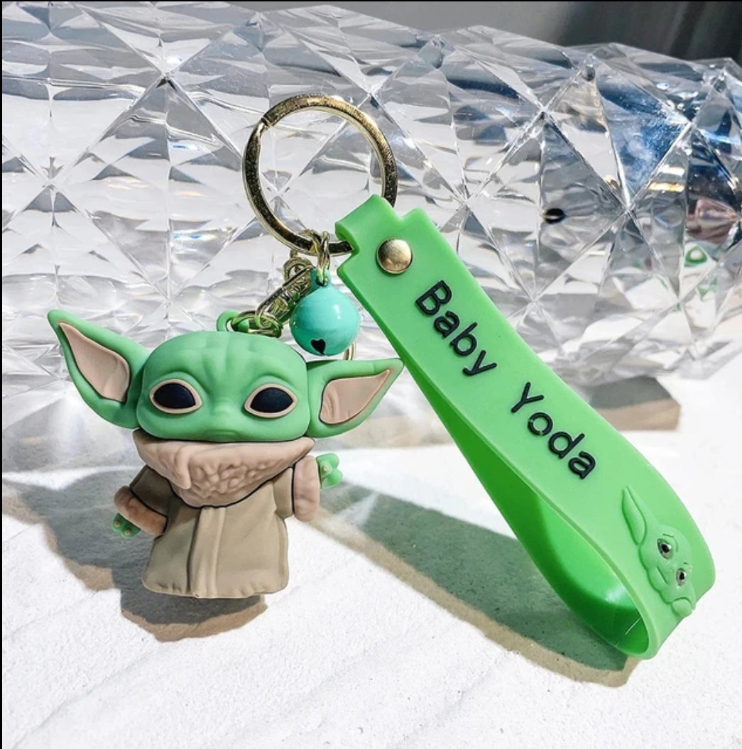 Baby yoda keyring