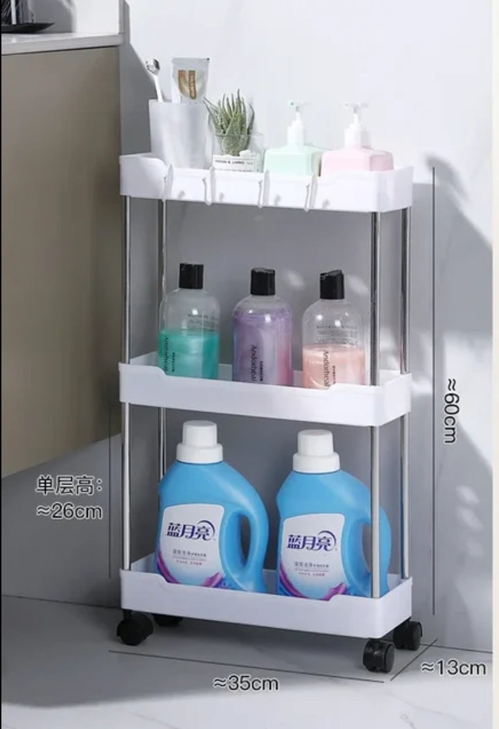 Bathroom storage rack