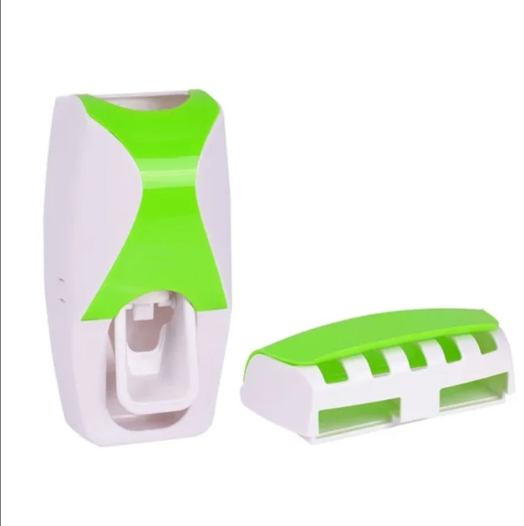 Toothpaste dispenser set