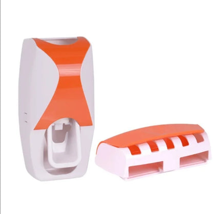 Toothpaste dispenser set