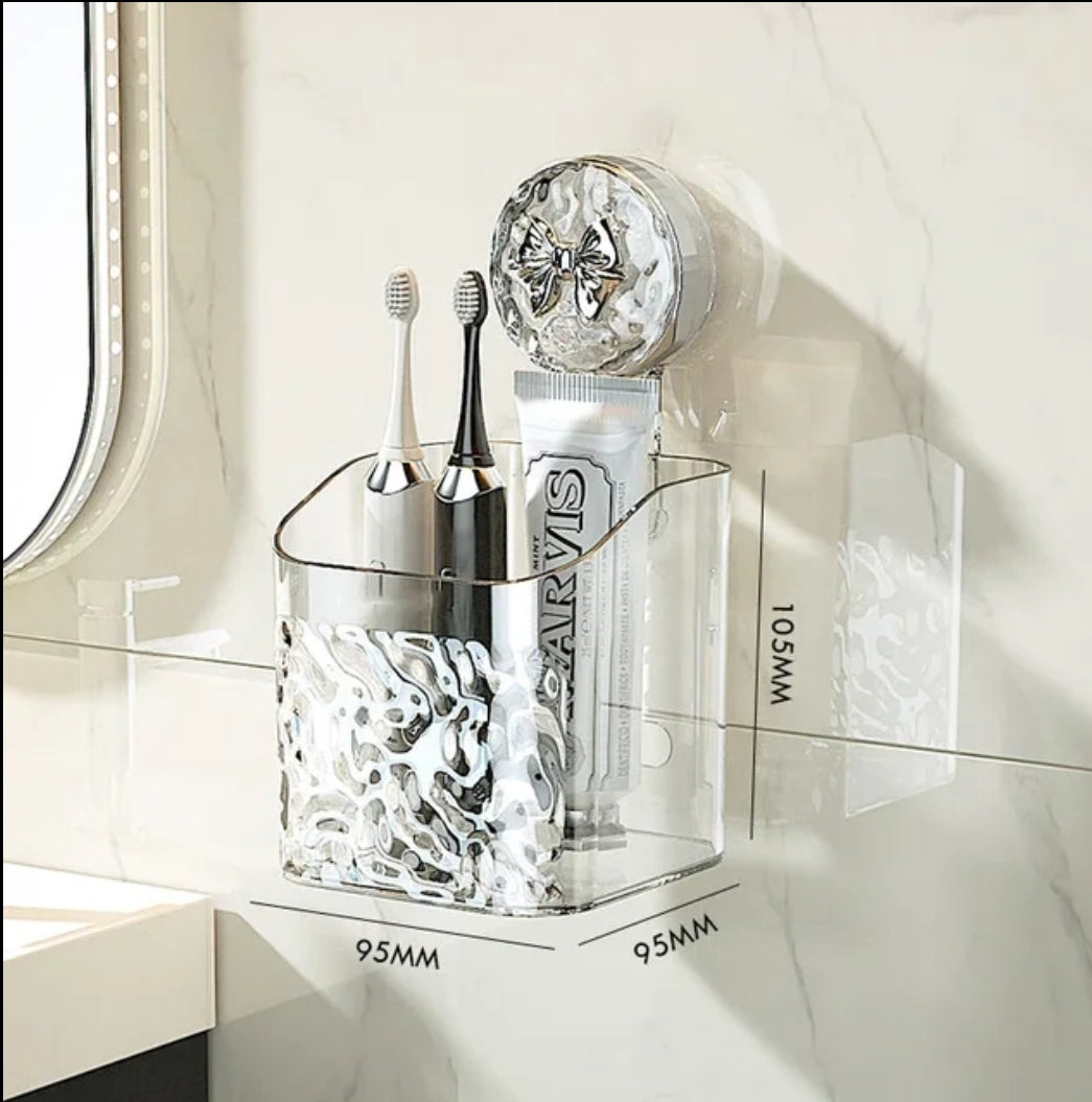 Shower suction cup shelf