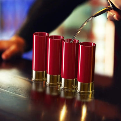 Shot gun shells shot glasses x4