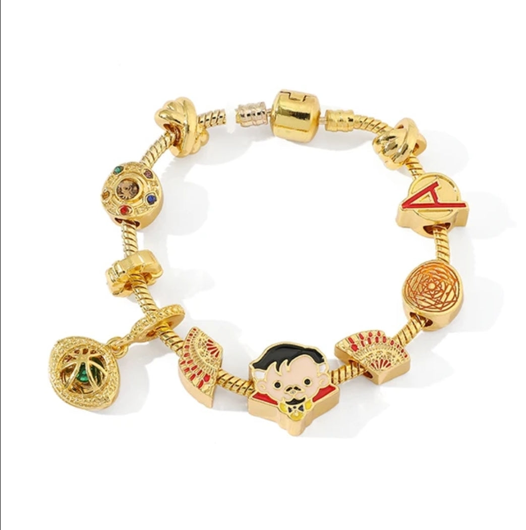 Cartoon charm bracelets