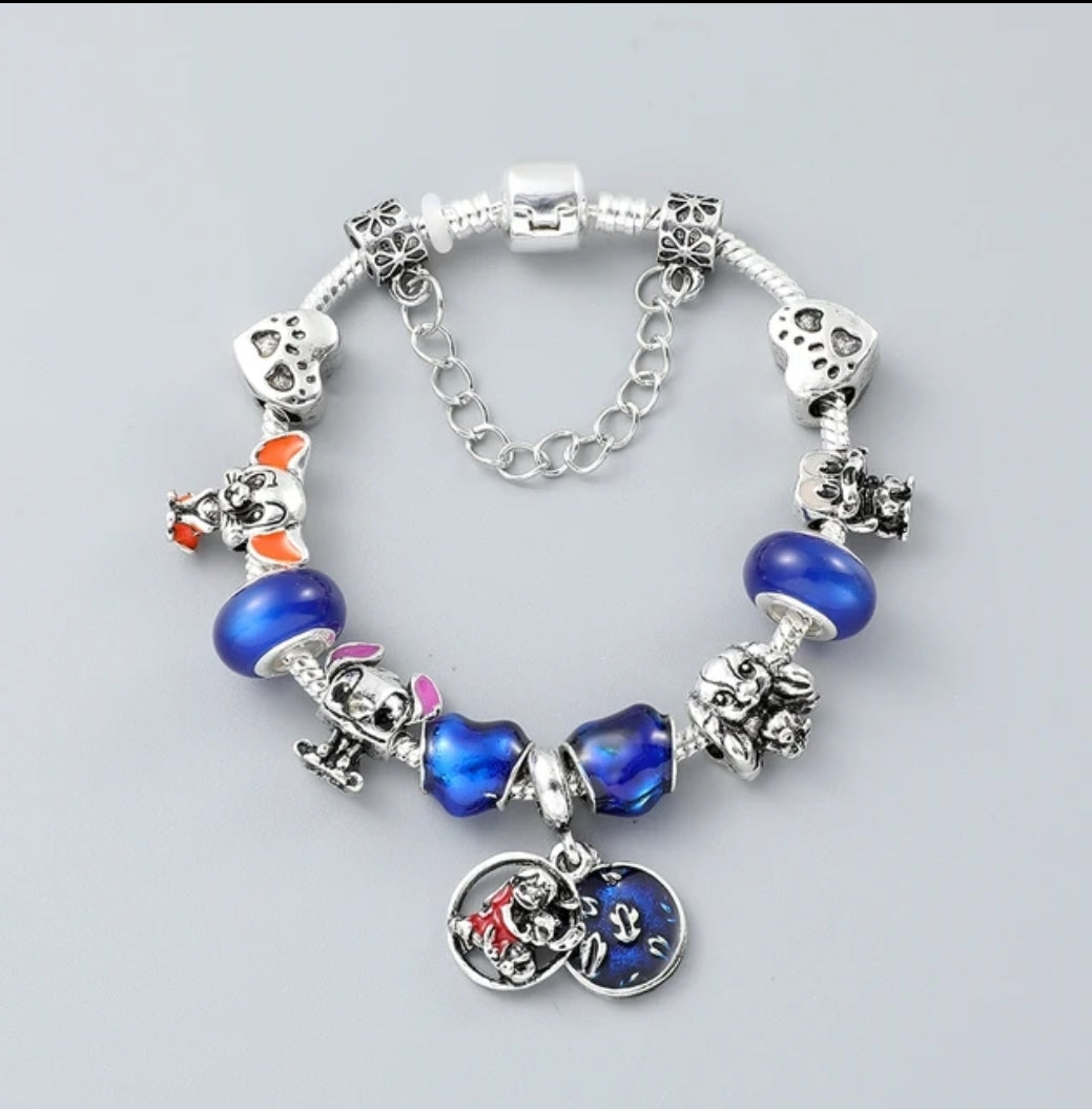 Cartoon charm bracelets