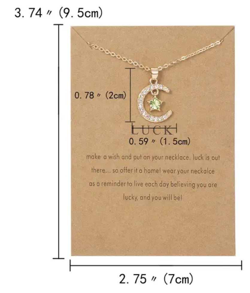 Birth Month Necklace