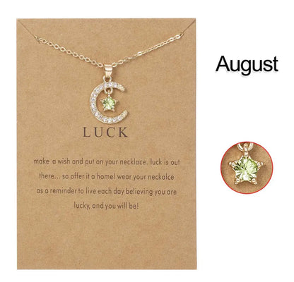 Birth Month Necklace