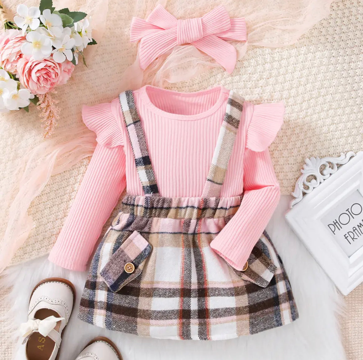 Girls Pink Sling Dress