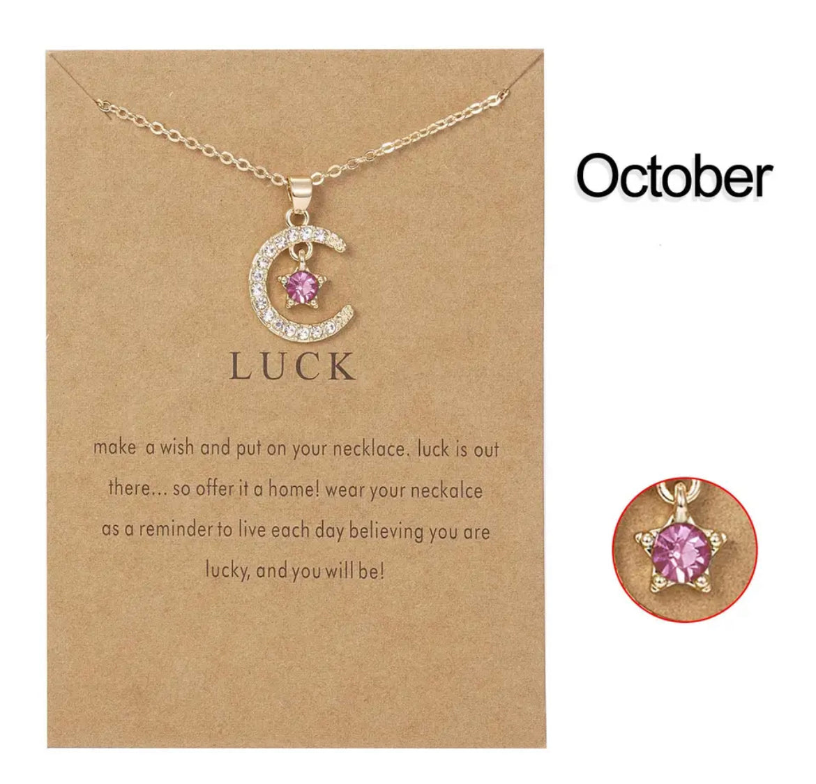 Birth Month Necklace