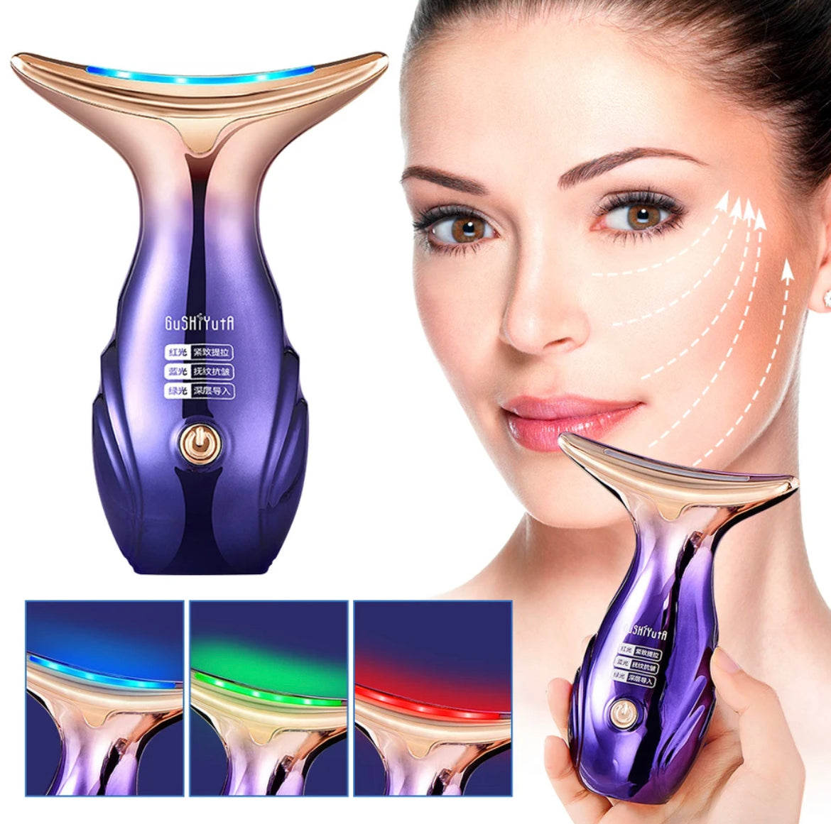 Anti wrinkle face massager tool