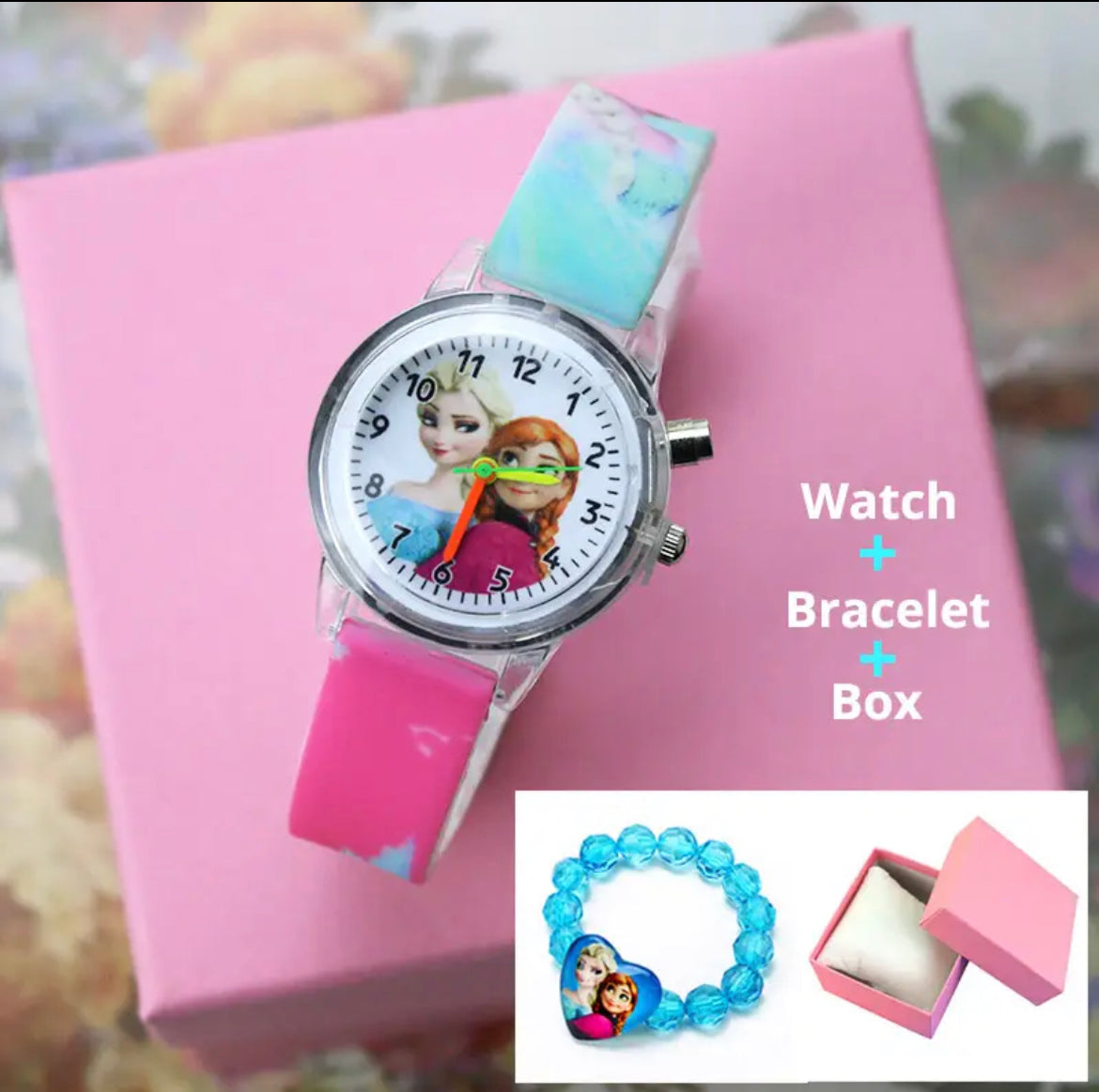 Frozen watch & bracelet set