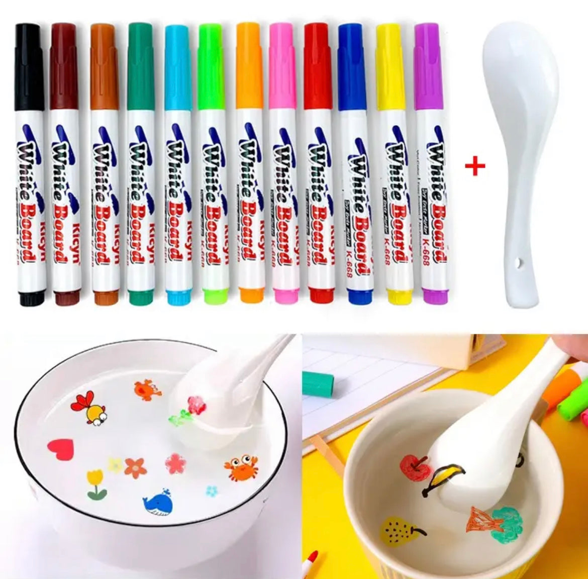 12 pcs magic colourful pens