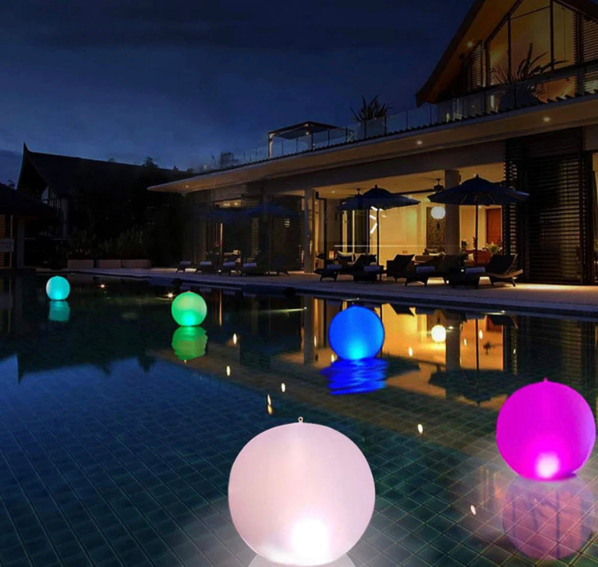 LED beach balls