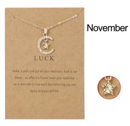 Birth Month Necklace