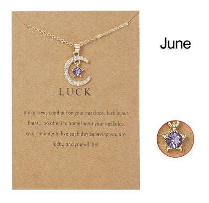 Birth Month Necklace