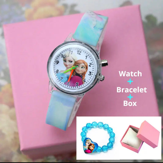 Frozen watch & bracelet set