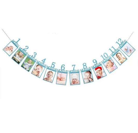 Baby birthday banner