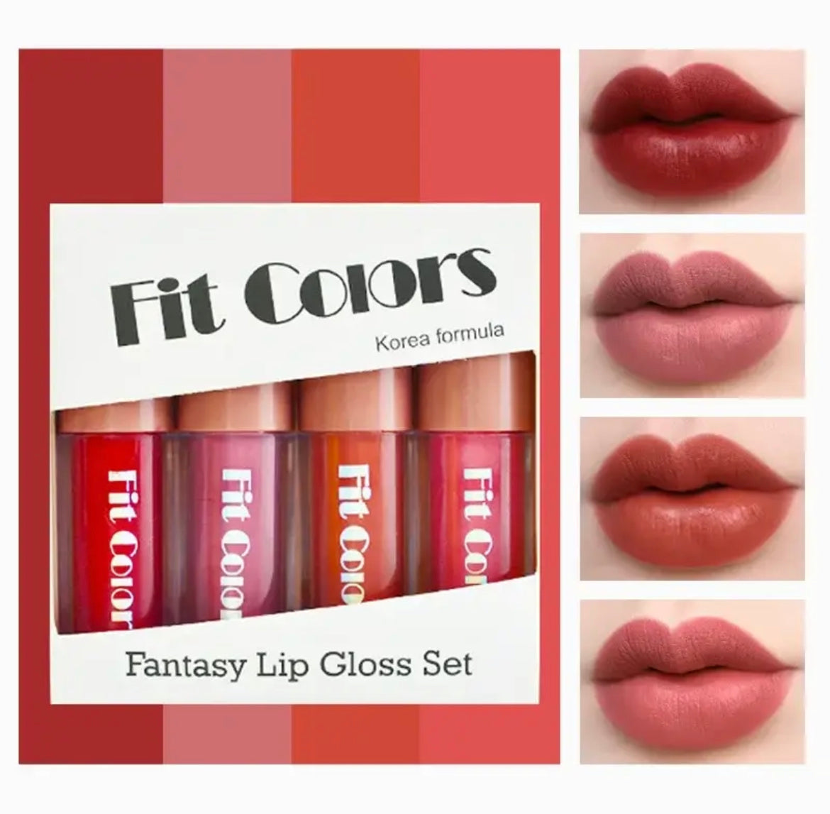 4pcs matte lipglosses