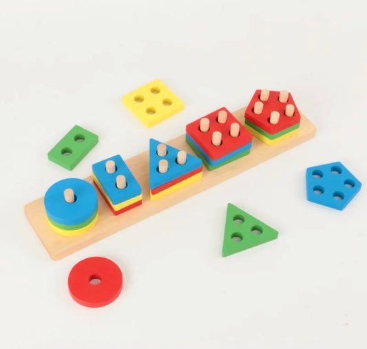 Wooden Geometric Puzzle