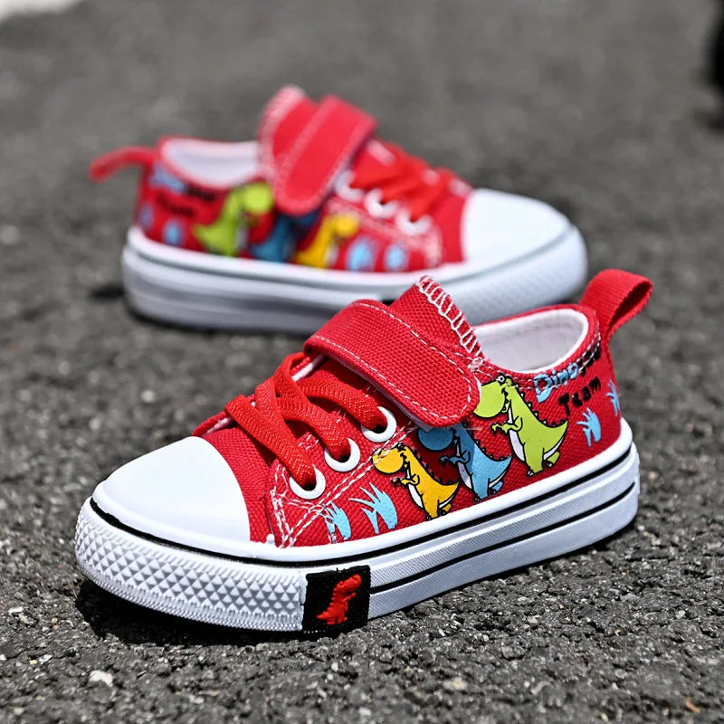 Dinosaur Canvas Shoes