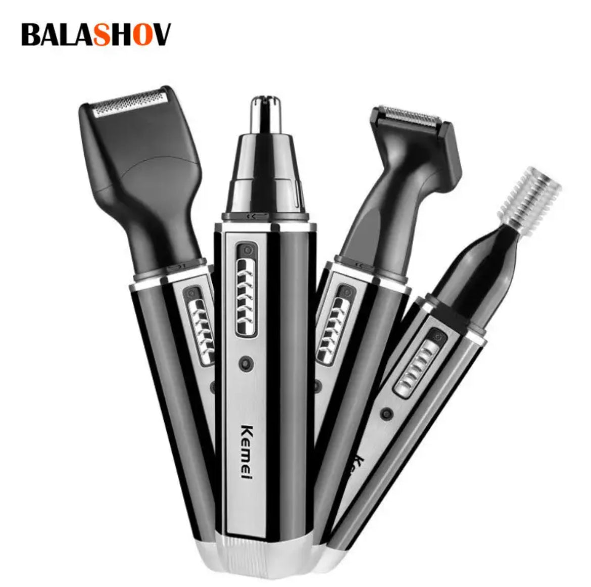 4 in 1 rechargeable nose trimmer