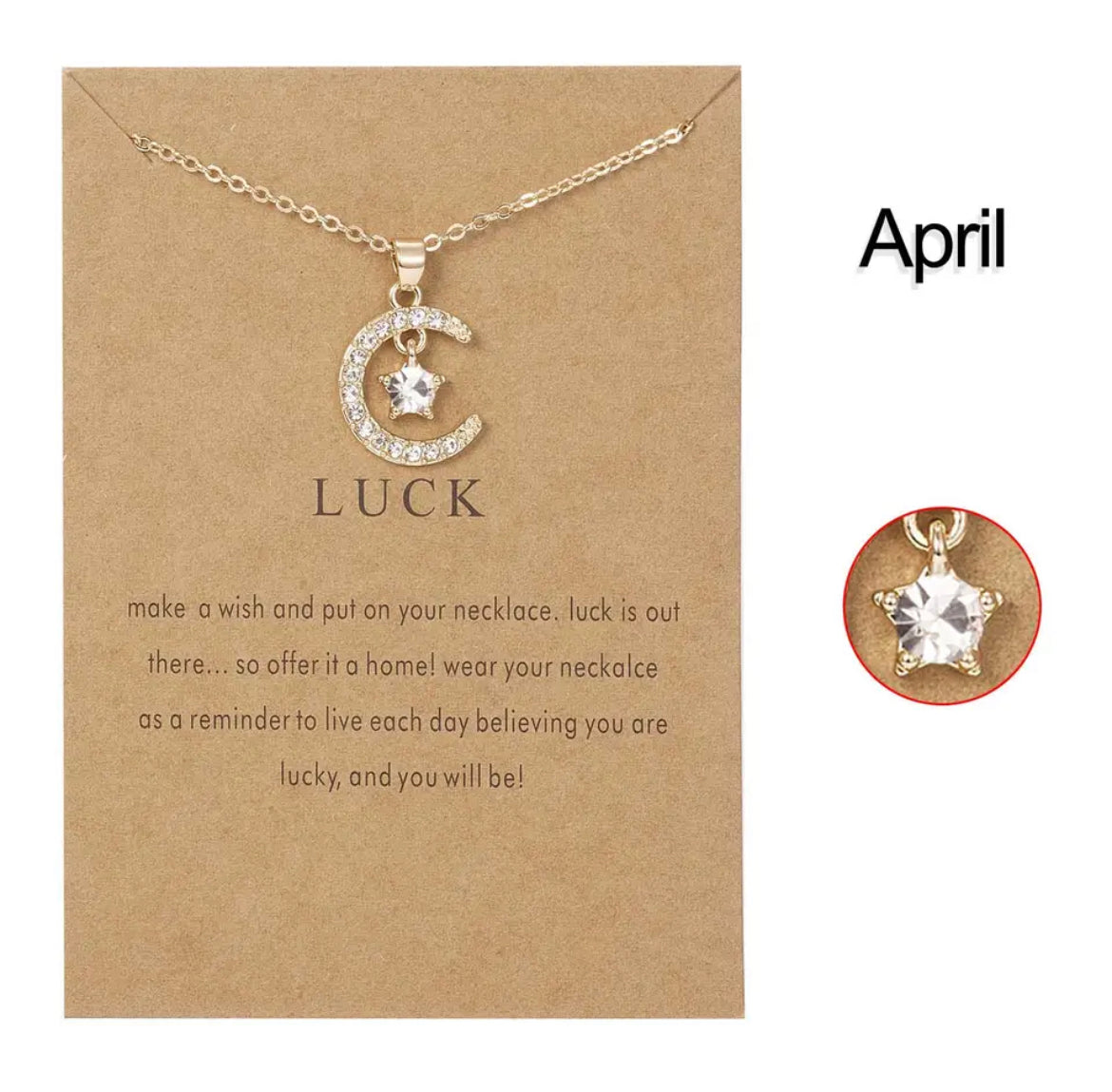 Birth Month Necklace