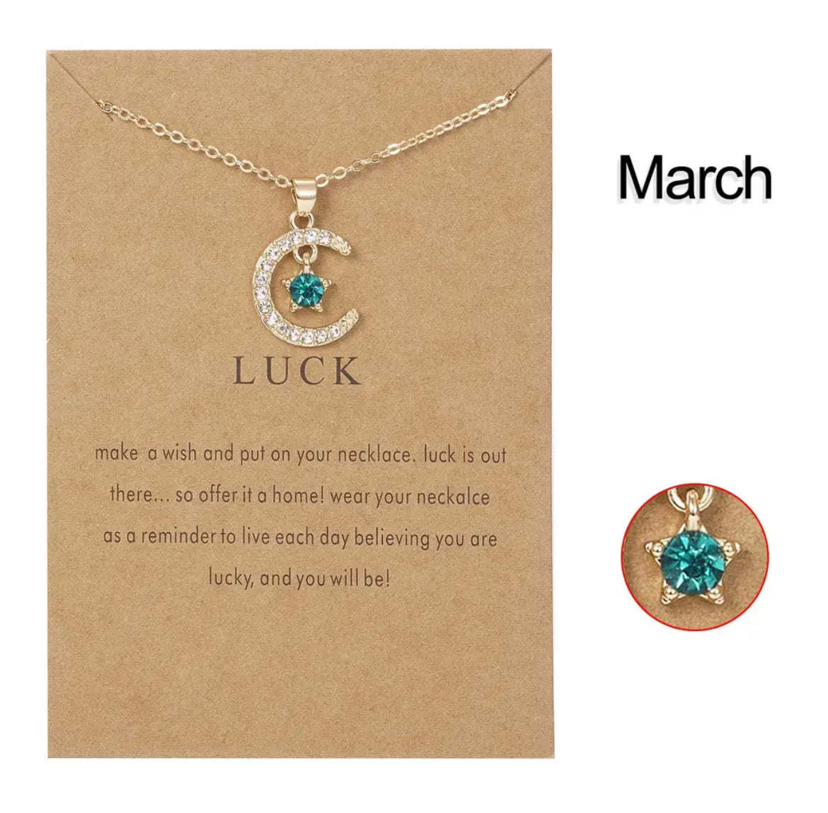 Birth Month Necklace